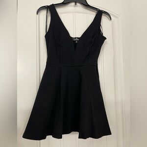 Lulu's Little Black Sleeveless Dress size M with shorts underneath